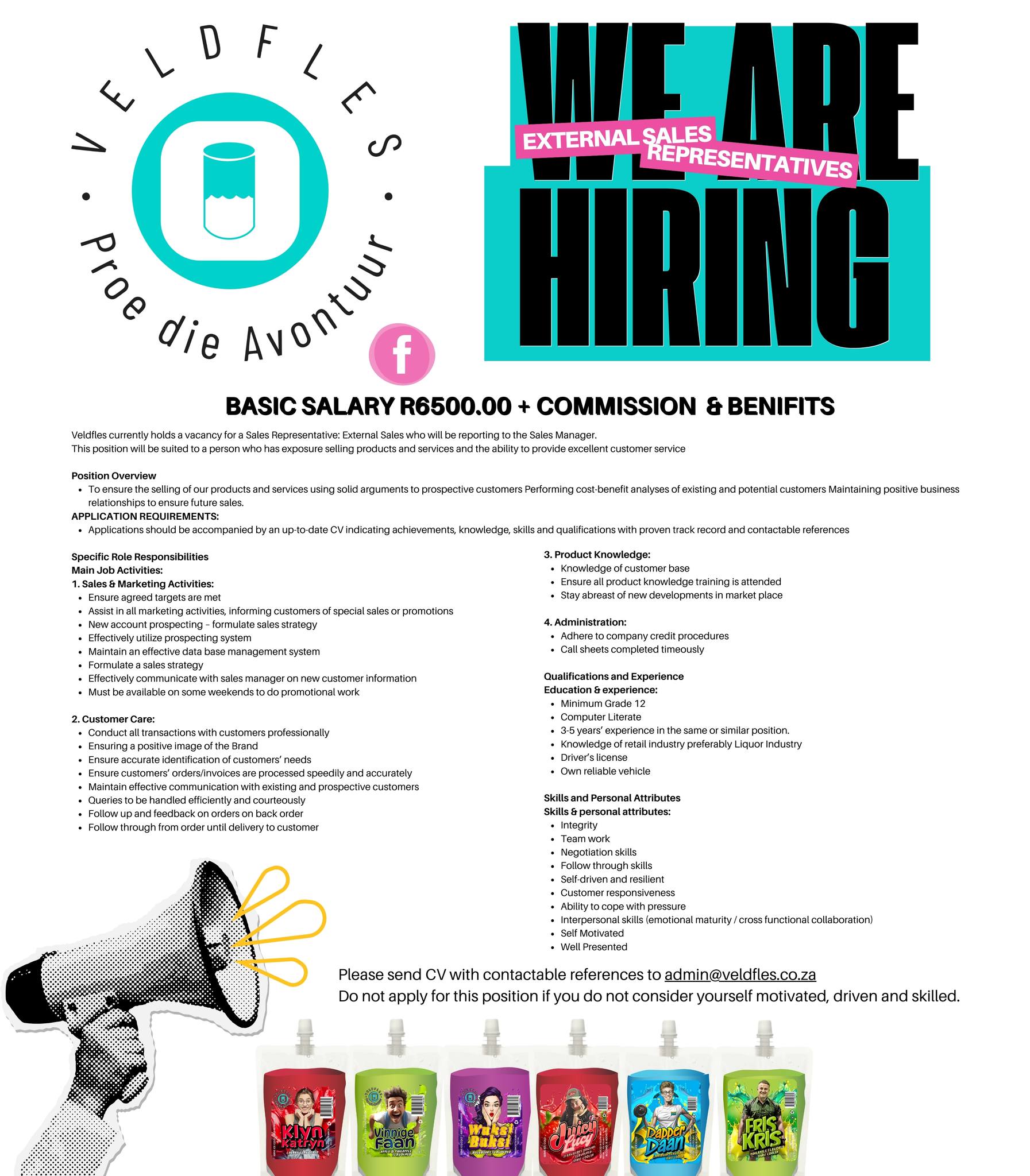 Job description Veldfles